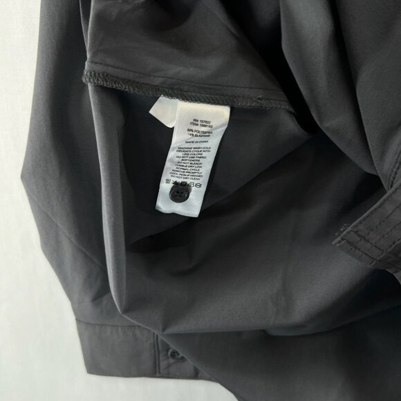 Eddie Bauer Departure 2.0 Long-Sleeve Shirt Women XL Roll Tab Button Up Charcoal - Picture 13 of 14